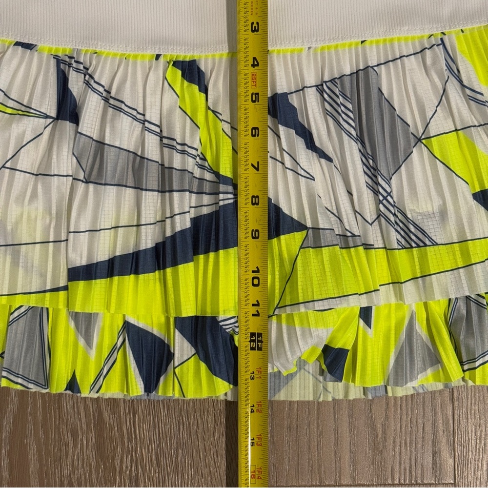 Lucky In Love Tiered Mid Rise Multicolor Tennis Skirt Size XL - Picture 8 of 8